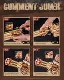 Thumbnail 3 de ROKR LQA01 Puzzle 3D bois 412 pièces kit mécanique 🧩