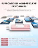 Thumbnail 3 de ROSPE Cle USB 256 Go pour iPhone iPad et Android 📱