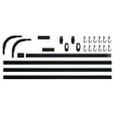 Thumbnail 4 de Sealskin Easy Roll, barre de douche angle, longueur adaptée, noir ⚙️