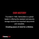 Thumbnail 5 de SentrySafe CFW20201 coffre-fort étanche et anti-feu, 0,008 m³ ⚙️