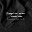 Thumbnail 5 de Serviettes de bain 2 pièces coton 900 g Noir 🛁