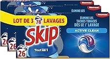 Skip Active Clean 3 en 1 — 78 lavages 🌿