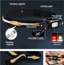 Thumbnail 5 de Sofirn H35R Lampe frontale LED rechargeable 1500 lm ⌚