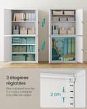 Thumbnail 4 de SONGMICS Armoire de garage 5 étagères 40×80×180 cm 🗄️