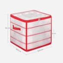 Thumbnail 4 de SONGMICS Boîte de Rangement pour Boules de Noël 128 compartiments 7,6 cm 📮