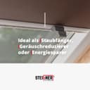 Thumbnail 3 de STEIGNER 10m joint brosse adhésif pour porte coulissante, hauteur 11 mm 🚪