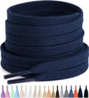 Thumbnail 5 de Stepace Lacets plats 100% coton 8 mm — 2 paires ⌚