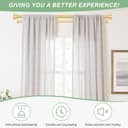 Thumbnail 4 de TANGWIN Tringle à rideaux double dorée 2,5 cm ⌚