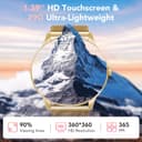 Thumbnail 1 de taopodo Montre Connectée Femme 1,39" avec appel Bluetooth ⌚