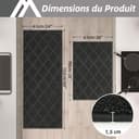 Thumbnail 1 de Tapis de cuisine COSY HOMEER 2 pièces, noir ⚙️