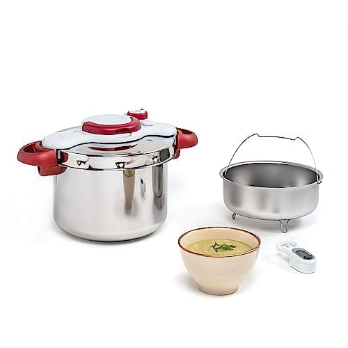 Tefal P4620733 Cocotte en acier inoxydable, 22 cm ⚡