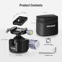 Thumbnail 8 de Tête sphérique NEEWER 44 mm ⚙️