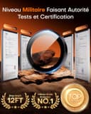 Thumbnail 2 de TOCOL Protection caméra iPhone 14 Pro Max 2pcs noir 📷