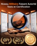 Thumbnail 2 de TOCOL Protection caméra iPhone 17 Pro Max lot de 2, verre trempé bleu 📷