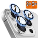 Thumbnail principal de TOCOL Protection objectif iPhone 14 Pro Max, bleu clair ⚙️