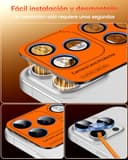 Thumbnail 8 de TOCOL Protection objectif iPhone 14 Pro Max, bleu clair ⚙️