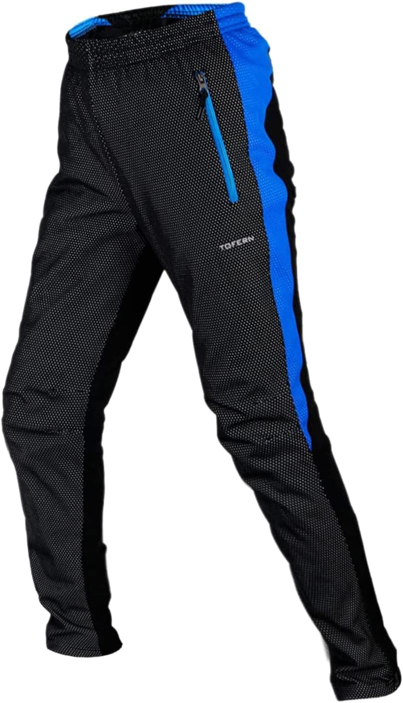 Tofern Pantalon cyclisme coupe‑vent respirant homme 🚴