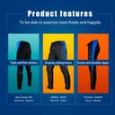 Thumbnail 3 de Tofern Pantalon cyclisme coupe‑vent respirant homme 🚴