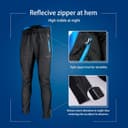 Thumbnail 5 de Tofern Pantalon cyclisme coupe‑vent respirant homme 🚴