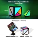 Thumbnail 6 de TOSY Pyramide Magnétique 12 pièces ⚙️