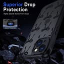 Thumbnail 2 de TUUTPU Coque iPhone 13 motif nœud papillon, matte noir 📱