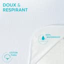 Thumbnail 3 de Twinzen Protege Matelas 60x120 cm imperméable pour bébé 🛏️