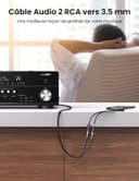 Thumbnail 4 de UGREEN câble RCA 3,5 mm vers 2 RCA 20 cm ⚙️