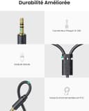 Thumbnail 5 de UGREEN câble RCA 3,5 mm vers 2 RCA 20 cm ⚙️