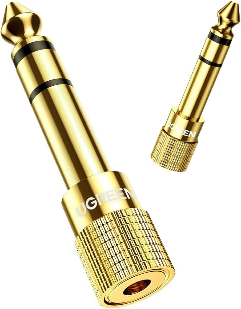 UGREEN Lot de 2 Adaptateurs Jack 6,35 mm ⚙️