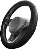 Thumbnail 3 de Upgrade4cars Couvre-volant cuir noir taille 37-39 cm 🚗