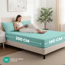 Thumbnail 1 de Utopia Bedding Draps housses 180 x 200 cm, 35 cm 🛏️