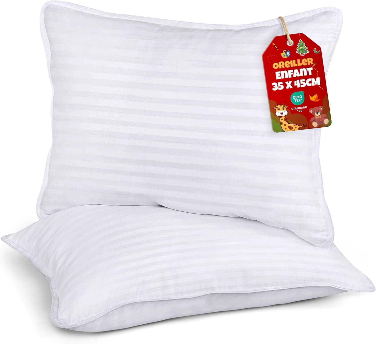 Utopia Bedding Oreiller Enfant 33 x 45 cm — lot de 2 🛏️