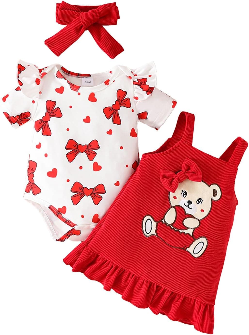 UUAISSO robe imprimée cœur bébé 0-18 mois ⚙️