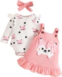 Thumbnail 1 de UUAISSO robe imprimée cœur bébé 0-18 mois ⚙️