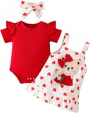 Thumbnail 2 de UUAISSO robe imprimée cœur bébé 0-18 mois ⚙️