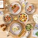 Thumbnail 4 de Vancasso Série PLAYA 6 assiettes en grès 26 cm ⚙️