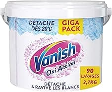 Vanish Oxi Action Booster de Blancheur — Détachant poudre 2,7 kg 🧴