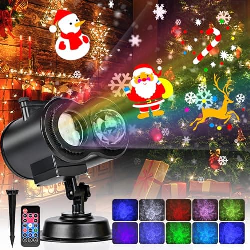 Vankarr Projecteur Noël avec 16 diapositives ⚡
