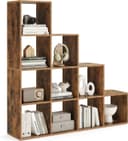 Thumbnail principal de VASAGLE Bibliothèque 10 compartiments LBC10BX marron rustique 📚