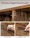 Thumbnail 2 de VASAGLE Bibliothèque 10 compartiments LBC10BX marron rustique 📚