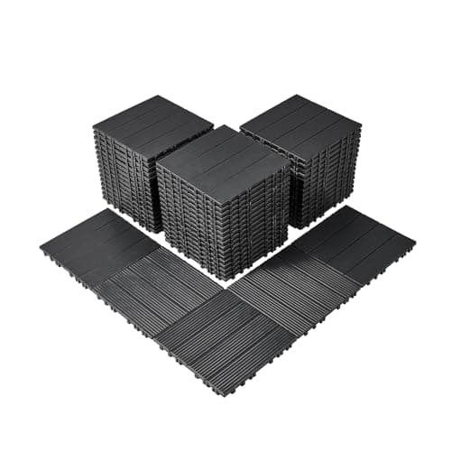 VEVOR Dalles emboîtables 54 pièces, 300 x 30 TERRASSE 📏