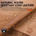 Thumbnail 3 de Vgo Gants de Ski doublés cuir chèvre imperméables 4℃ ⌚