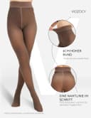 Thumbnail 4 de Viozocy Collants Chauds Hiver Femme Effet Peau 220g ⌚