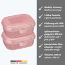 Thumbnail 1 de Westmark 2 Boîtes à Snack, 7,4 cm, rose ⚙️