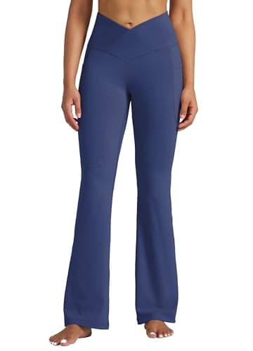 Willit Pantalon de yoga évasé femme 73,7 cm ⚙️