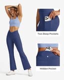 Thumbnail 4 de Willit Pantalon de yoga évasé femme 73,7 cm ⚙️