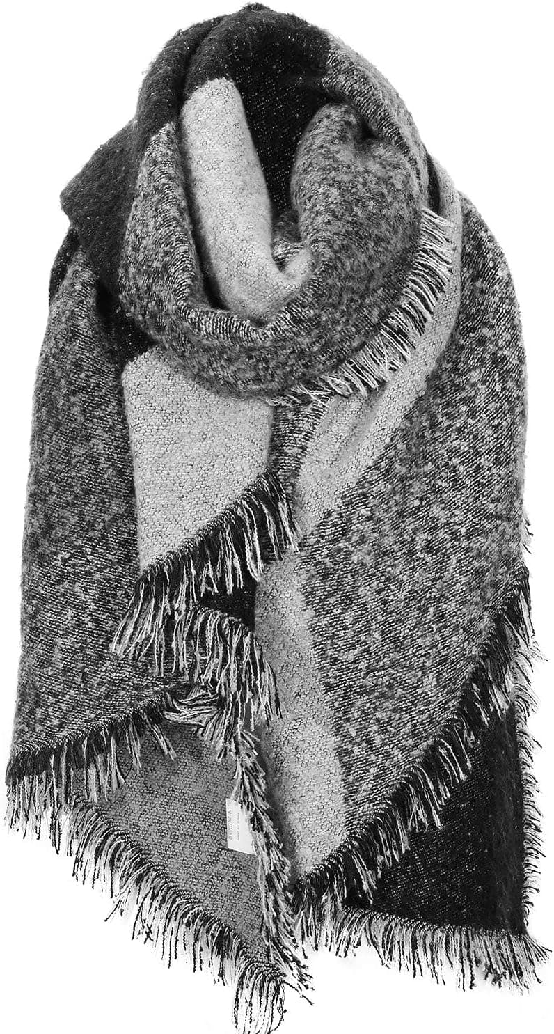 WOKKOL Écharpe Femme Hiver à Carreaux — chaleur féminine ⌚