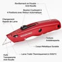 Thumbnail 2 de WORKPRO Cutter universel avec 10 lames ⚙️