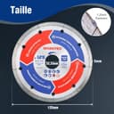 Thumbnail 5 de WORKPRO Disques diamantés 125 mm 1,2 mm pour carrelage 🛠️