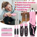 Thumbnail 3 de WORKPRO Mallette à Outils Rose 73 pièces ⚙️